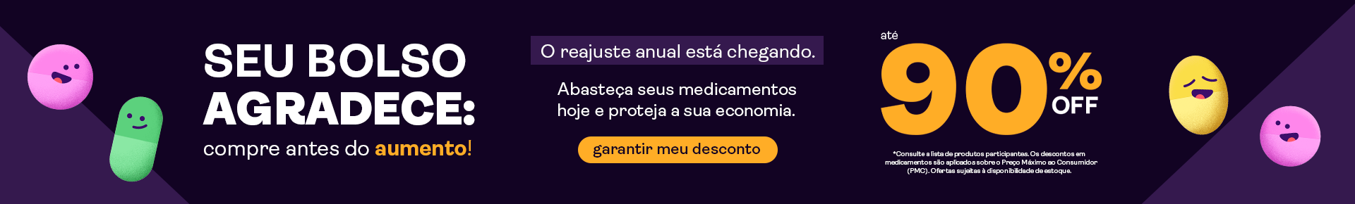 Banner Pré Alta Medicamentos