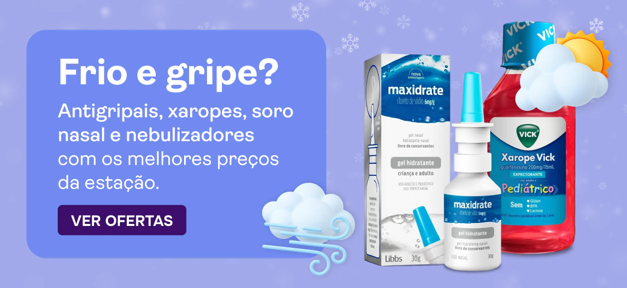 Banner Dor de garganta de inverno